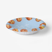 In der Ovenbrotdusche ist ein Bun. Pappteller (Gewinkelt)