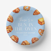 In der Ovenbrotdusche ist ein Bun. Pappteller (Vorderseite)