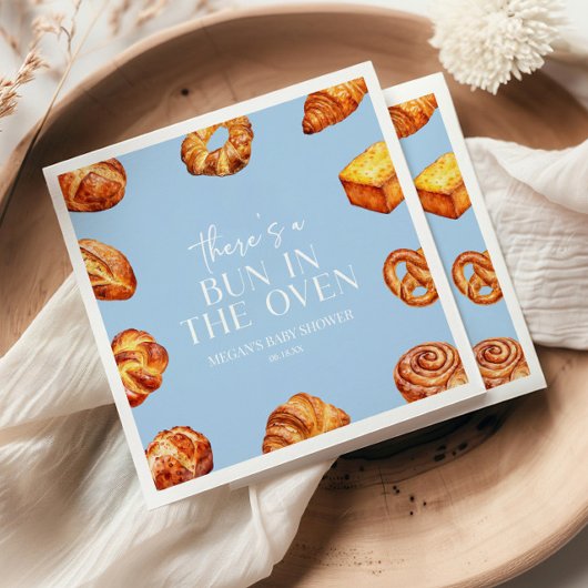 In der Ovenbrotdusche ist ein Bun. Serviette