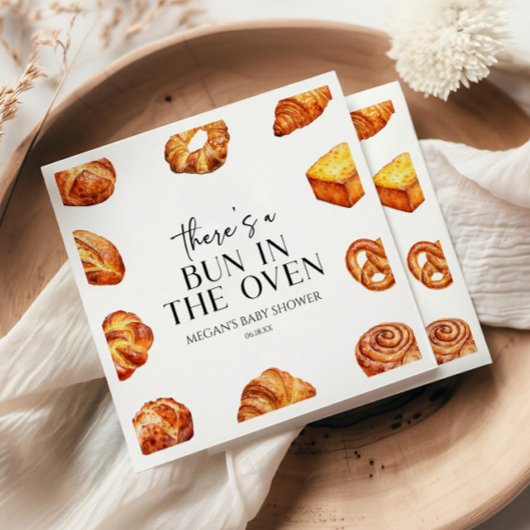 In der Ovenbrotdusche ist ein Bun. Serviette