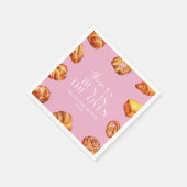 In der Ovenbrotdusche ist ein Bun. Serviette (Ecke)