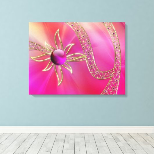 In der Radiant Splendor-Leinwand Leinwanddruck (Insitu (Holzboden))