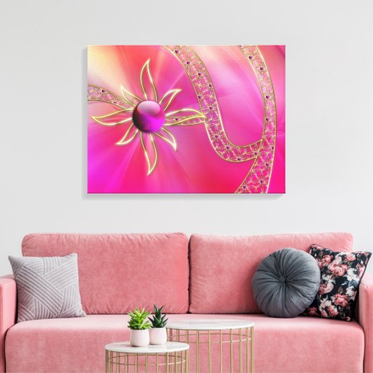 In der Radiant Splendor-Leinwand Leinwanddruck (Insitu (Wohnzimmer))