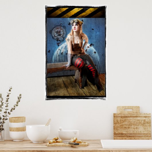 In der Raumfahrt Poster (Küche)