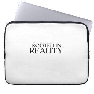 In der Realität verwurzelt minimalistischer Schrei Laptopschutzhülle