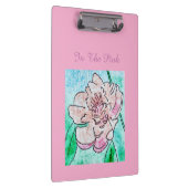 In der rosa Pfingstrose   Klemmbrett (Rechts)