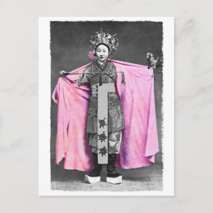 In der rosa Postkarte