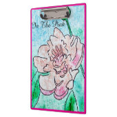 In der rosafarbenen Peony Klemmbrett (Links)