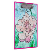 In der rosafarbenen Peony Klemmbrett (Rechts)