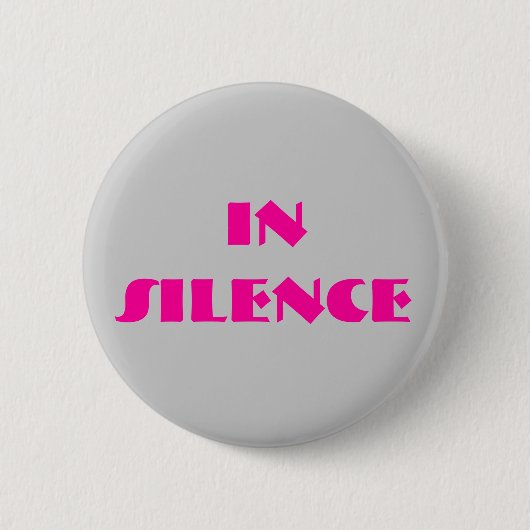 In der Ruhe-- Grau/Rosa Button (Vorderseite)
