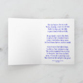 In der ruhigen Grußkarte Karte (Innenseite)