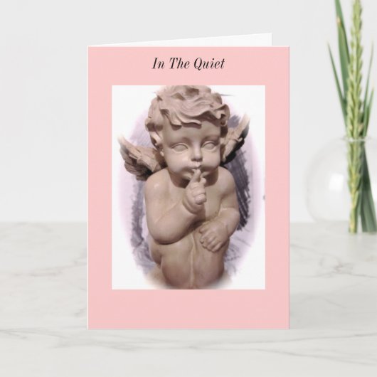 In der ruhigen Grußkarte Karte (Vorderseite)