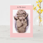 In der ruhigen Grußkarte Karte (Gelbe Blume)