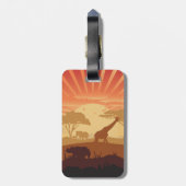 In der Safari Gepäckanhänger (Rückseite vertikal)