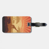 In der Safari Gepäckanhänger (Rückseite horizontal)