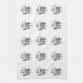 **IN DER SAISON** CHRISTMAS KÜCHE STADTSPARKLE HANDTUCH (Vertikal)