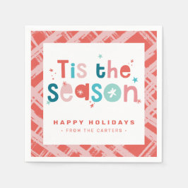 IN DER SAISON FERIEN LECKEREIEN Spaß kühl leuchten Serviette