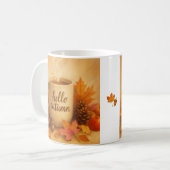 In der Saison getaucht Kaffeetasse (Vorderseite Links)