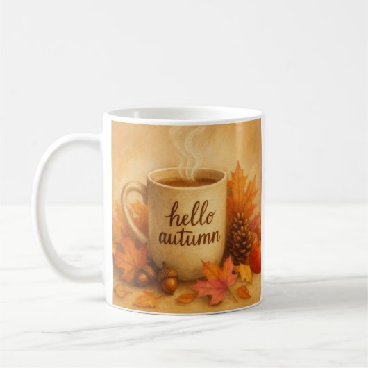 In der Saison getaucht Kaffeetasse (Links)