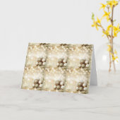 IN DER SAISON "ZU DEKORIEREN" WÜNSCHT DIE CHRISTMA KARTE (Gelbe Blume)