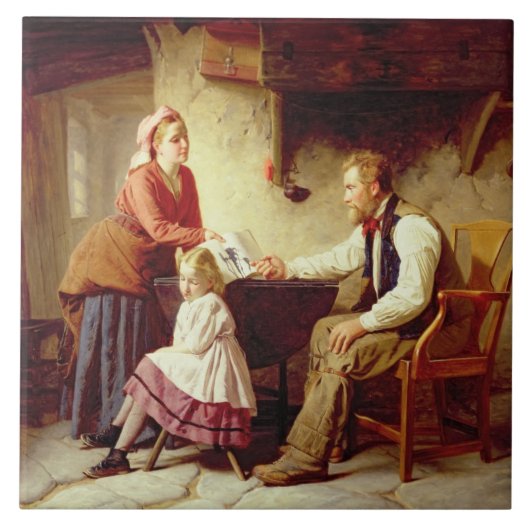 In der Schande 1875 (Öl auf Leinwand) Fliese (Vorderseite)
