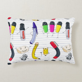 In der Schule gibt es Leute, die Spaß haben. Dekokissen