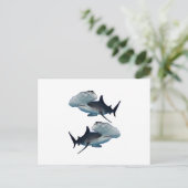 IN DER SCHULE POSTKARTE (Stehend Vorderseite)