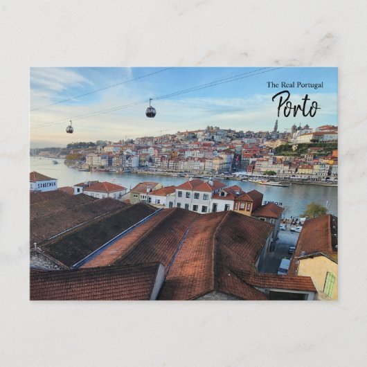 In der Seilbahn - Porto Postkarte (Vorderseite)