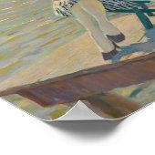 In der Sonne | Edward Cucuel Poster (Ecke)