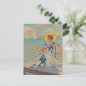 In der Sonne | Edward Cucuel Postkarte (Stehend Vorderseite)