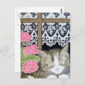 In der Sonne schneit Postkarte (Vorne/Hinten)