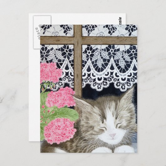 In der Sonne schneit Postkarte (Vorne/Hinten)