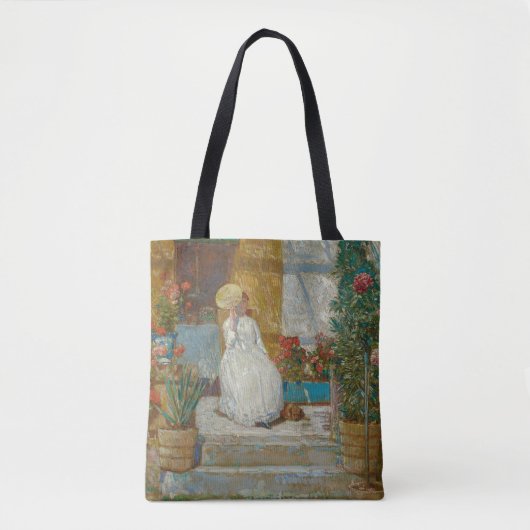 In der Sonne von Frederick Childe Hassam Tasche (Vorderseite)