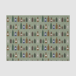 In der Sorgfalt eines Apothekers Seidenpapier