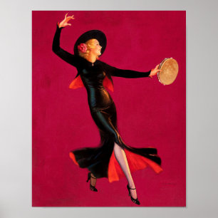 In der Spotlight-Malerei - Edward Mason Eggleston Poster