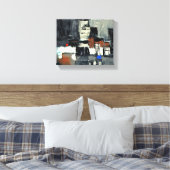 In der Stadt Leinwanddruck (Insitu (Schlafzimmer))