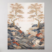In der Stille: Ein ruhiges Tapestry von Natur B Poster (Vorne)
