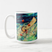 In der Stille gehaltene Tasse (Links)