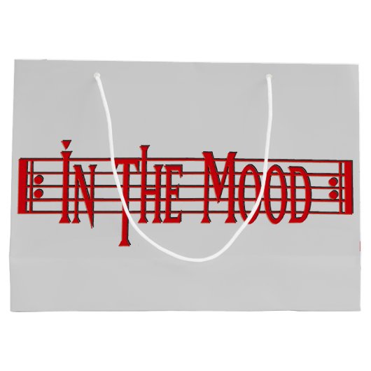 In der Stimmung Große Geschenktüte (Rückseite)