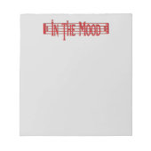 In der Stimmung Notizblock (Vorderseite)