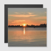 In der Sunset-Magnetkarte gefangen Magnetkarte (Vorne/Hinten)