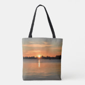 In der Sunset Tote Tasche gefangen (Rückseite)