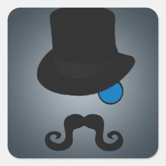 In der Tat, Herr Quadratischer Aufkleber