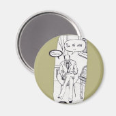 In der Therapie Magnet (Vorderseite/Rückseite)