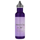 In der Tintenflasche Edelstahlflasche (Links)