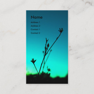 In der TraumVisitenkarte Visitenkarte