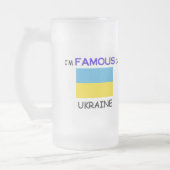 In der UKRAINE bin ich berühmt Mattglas Bierglas (Links)
