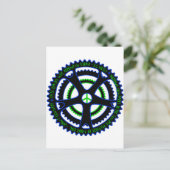 In der Utopie werden sich die Zyklen abbilden Postkarte (Stehend Vorderseite)