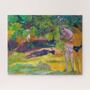 In der Vanilla Grove, Mensch und Pferd Gauguin Puzzle