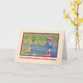 In der Vatertags-der Karte Erinnerungs- (Gelbe Blume)